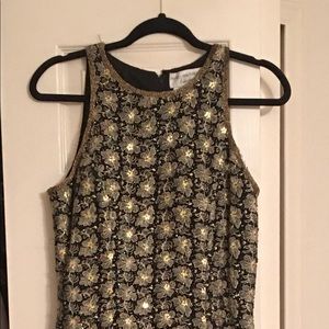 Vintage Papell Silk Beaded Boutique Floor Length Evening Gown 8